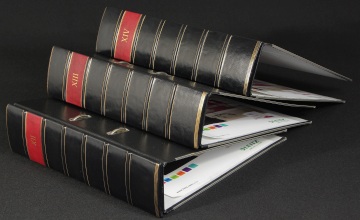 Echtleder Buchrücken Ordner Din A4