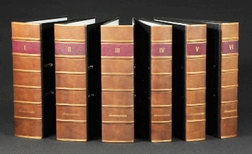 Echtleder Buchrücken Ordner Din A4