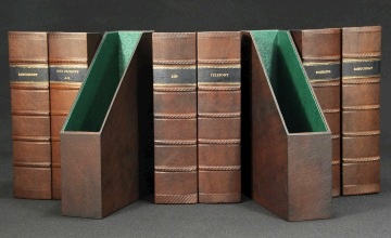 Echtleder Buchrücken Ordner Din A4
