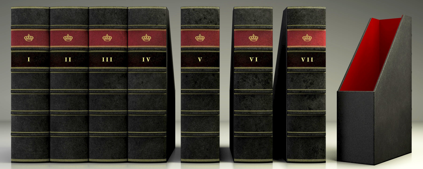Buchrücken Buchattrappen - Beispiel