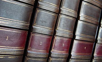 Echtleder Buchrücken Ordner Din A4